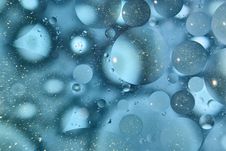 Blue Bubbles Abstract Background Stock Photos