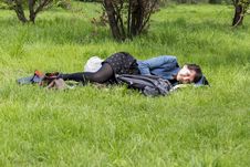 Girl Resting Royalty Free Stock Photos Girl Resting Royalty Free Stock Photos