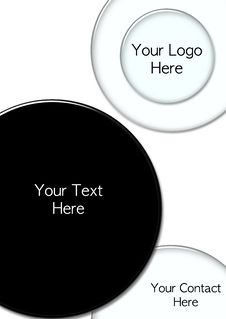 Circle Vector Flyer Royalty Free Stock Photo Circle Vector Flyer Royalty Free Stock Photo