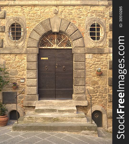 Ancient Door In Cortona &x28;Tuscany&x29;
