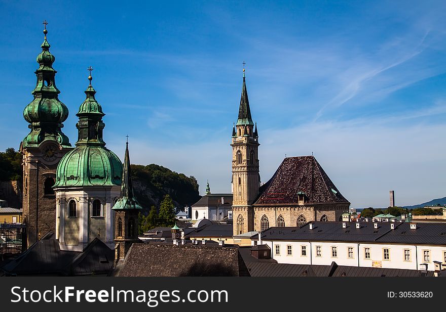 Salzburg roofs