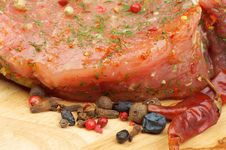 Marinated Raw Pork Stock Image Marinated Raw Pork Stock Image