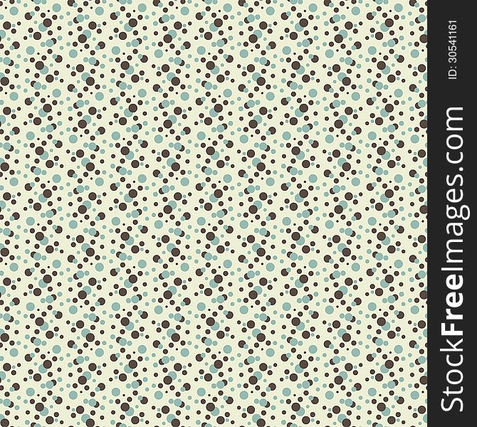 Retro Seamless Pattern With Circles