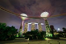 Gardens By The Bay - Singapore Stock Photo