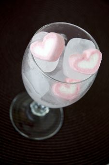 Frozen Marshmallow Stock Photos