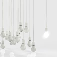 Creative Idea And Leadership Concept Light Bulb Royalty Free Stock Image Creative Idea And Leadership Concept Light Bulb Royalty Free Stock Image