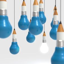Drawing Idea Pencil And Light Bulb Concept Creative And Leadersh Royalty Free Stock Image Drawing Idea Pencil And Light Bulb Concept Creative And Leadersh Royalty Free Stock Image