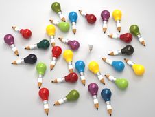 Drawing Idea Pencil And Light Bulb Concept Creative Royalty Free Stock Images Drawing Idea Pencil And Light Bulb Concept Creative Royalty Free Stock Images