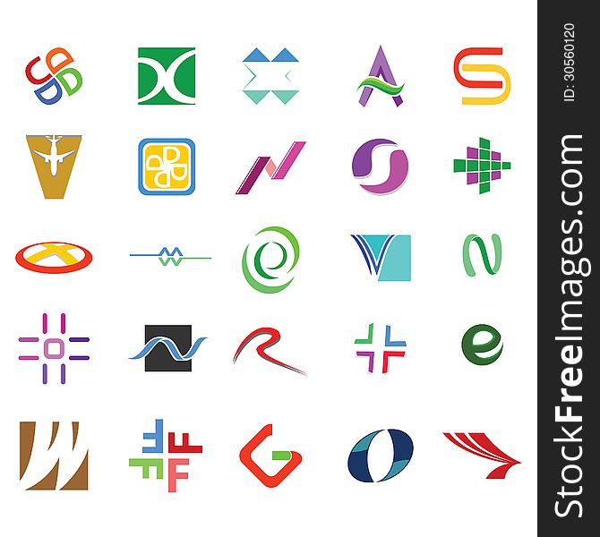 Abstract icons and Symbols