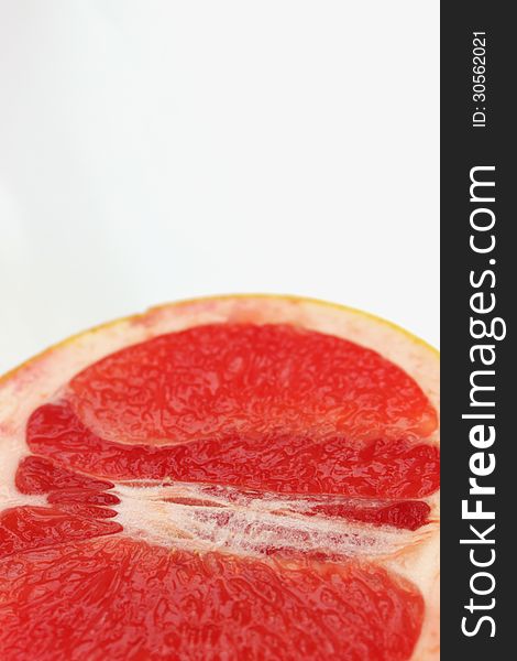 Grapefruit as a symbol of healthy eating and diet