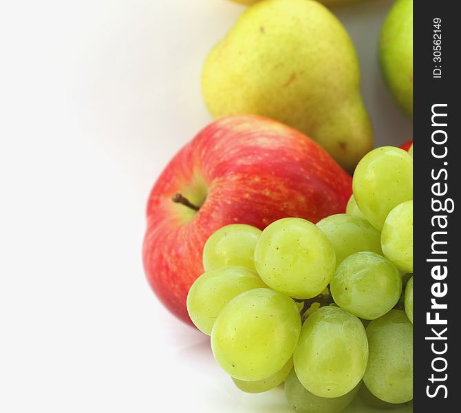 Fruit On A White Background