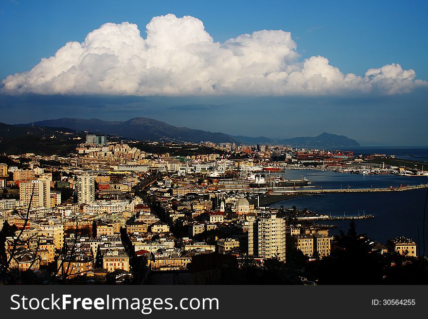 Panorama Of Genoa