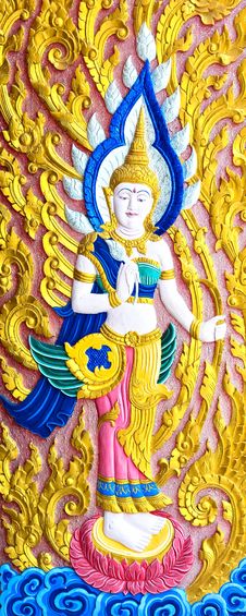 Statue Temple Walls Stock Photos Statue Temple Walls Stock Photos