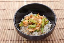Stir Fried Chicken And Curry Paste Royalty Free Stock Images Stir Fried Chicken And Curry Paste Royalty Free Stock Images