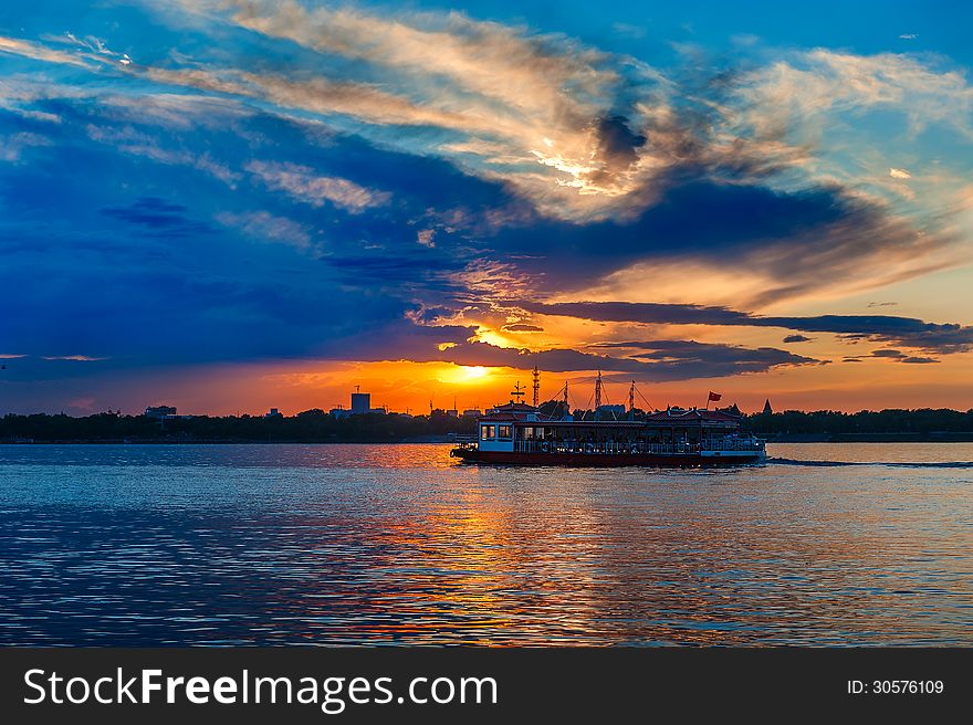 Songhua River Sunset