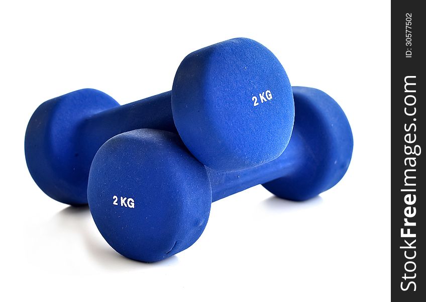 Blue Dumbbells