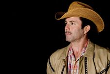 Portrait Of A Cowboy Royalty Free Stock Image Portrait Of A Cowboy Royalty Free Stock Image