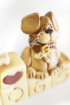 Toy Dog Model Royalty Free Stock Image Toy Dog Model Royalty Free Stock Image