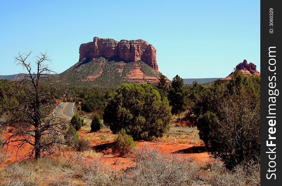 Red Rock formation near Sedona in Arizona, USA. Red Rock formation near Sedona in Arizona, USA