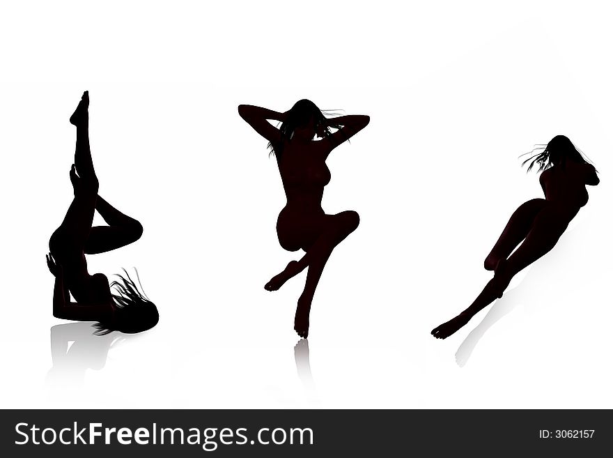 Isolated Playful Girls