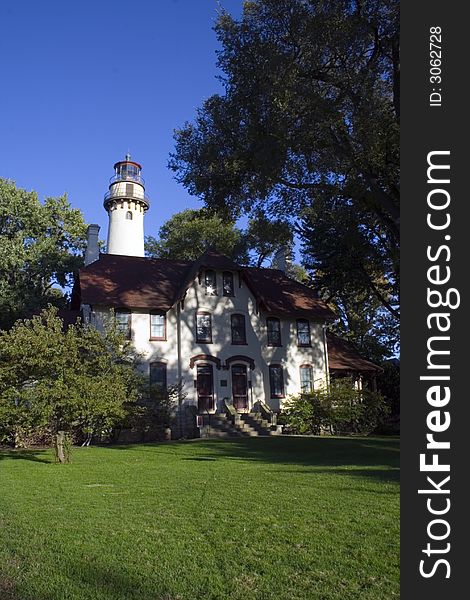 Lighthouse in Evanston - northern suburb of Chicago