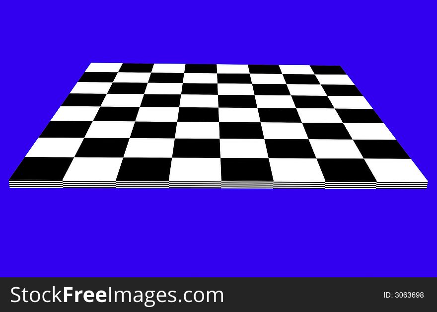 Checkerboard or chessboard background for standing items