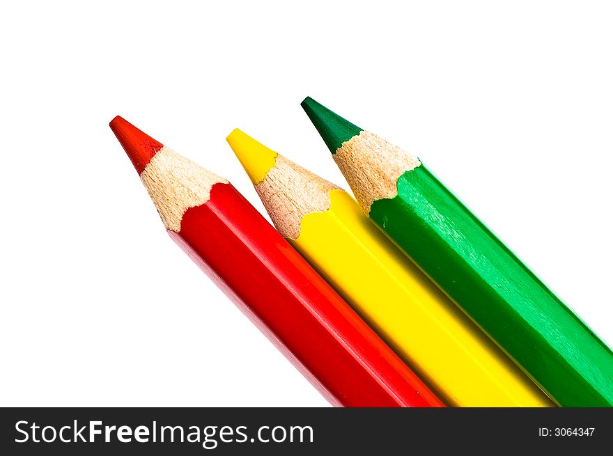 Jamaican colors depicted in crayons. Jamaican colors depicted in crayons