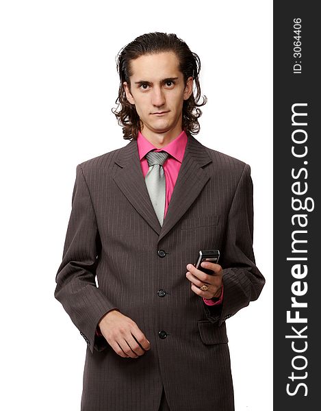 Businessman With A Mobile