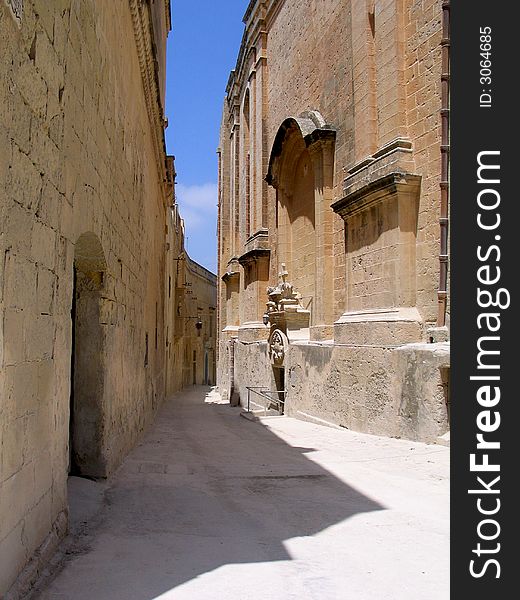 Back entrance to temple