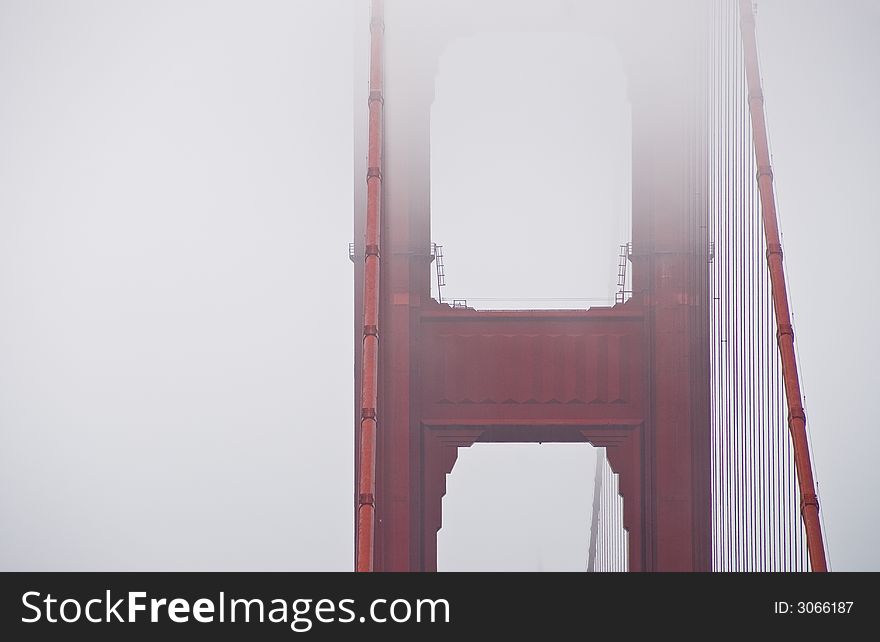 Golden Gate Bridge And Fog