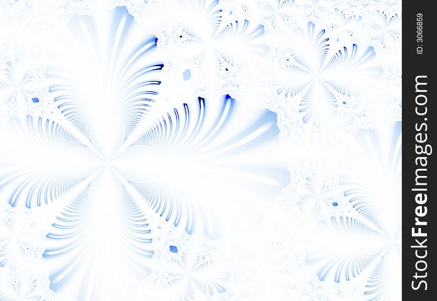 Wonderful snowflake background.Fractal image