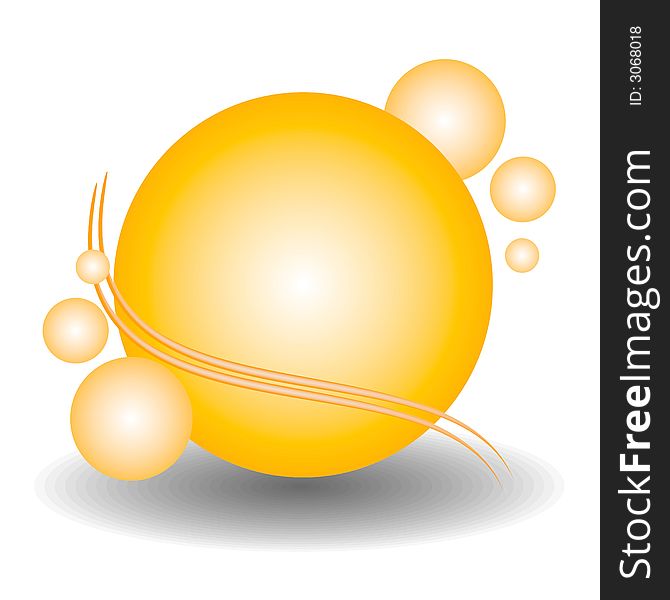 Gold Spheres Web Site Logo