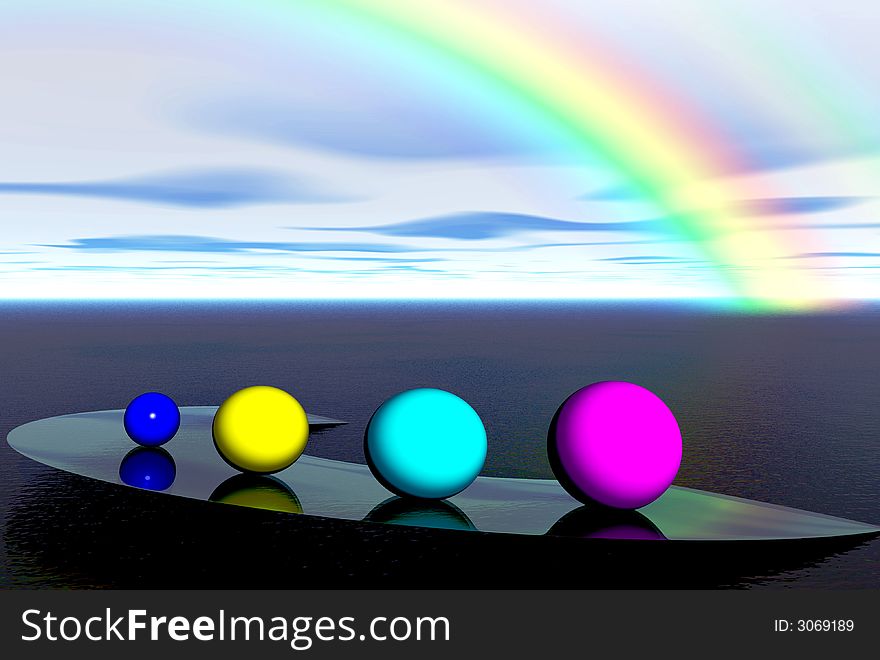 Balls, color, decoration, round, ocean, illustration, round. Balls, color, decoration, round, ocean, illustration, round