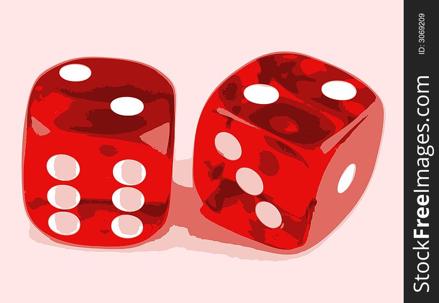 2 Dice Showing 2 And 2