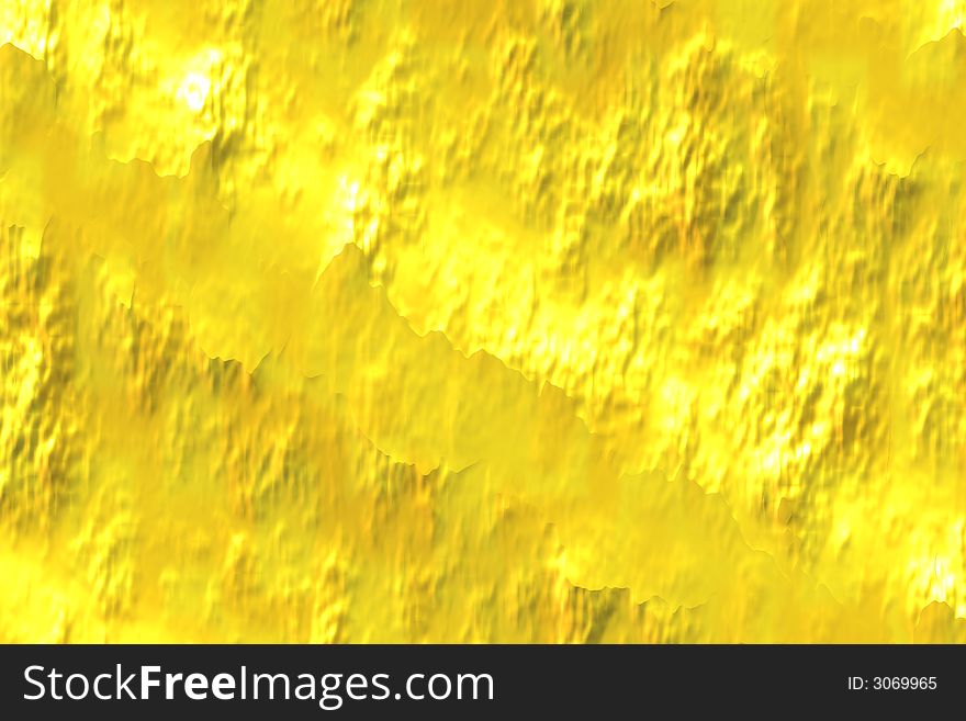 Abstract Composition, Gold