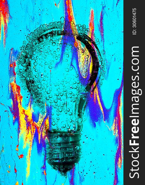 Electric Light Bulb Abstract