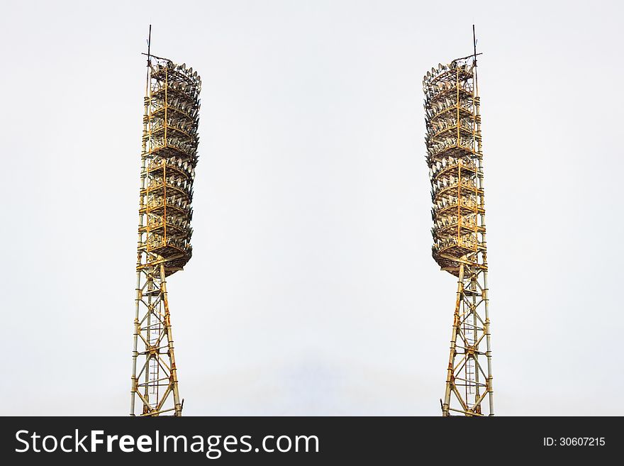 Sport Lights On White Background