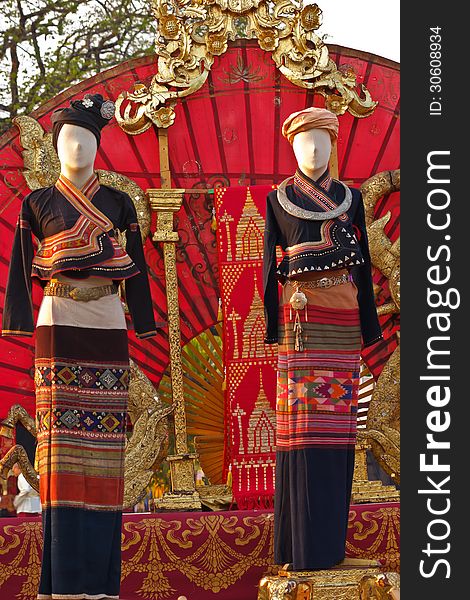 Clothing of the ancient tribes in northern Thailand. Clothing of the ancient tribes in northern Thailand.