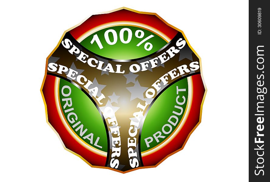 Special offers label