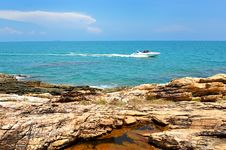 Sea With Rock At Day Time Stock Image Sea With Rock At Day Time Stock Image