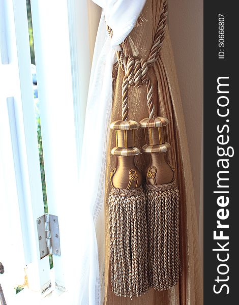 Native Thai style curtain tier for decoration