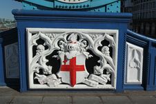 Tower Bridge Shield, London Royalty Free Stock Photo Tower Bridge Shield, London Royalty Free Stock Photo