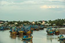 Fishing Boats Docked In Harbor Royalty Free Stock Photos Fishing Boats Docked In Harbor Royalty Free Stock Photos