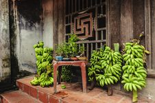 Bananas And Bonsai In Selling Royalty Free Stock Image Bananas And Bonsai In Selling Royalty Free Stock Image