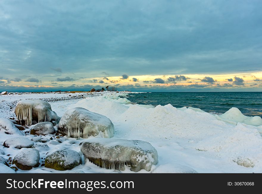 Coast of the Baltic Sea. Coast of the Baltic Sea.