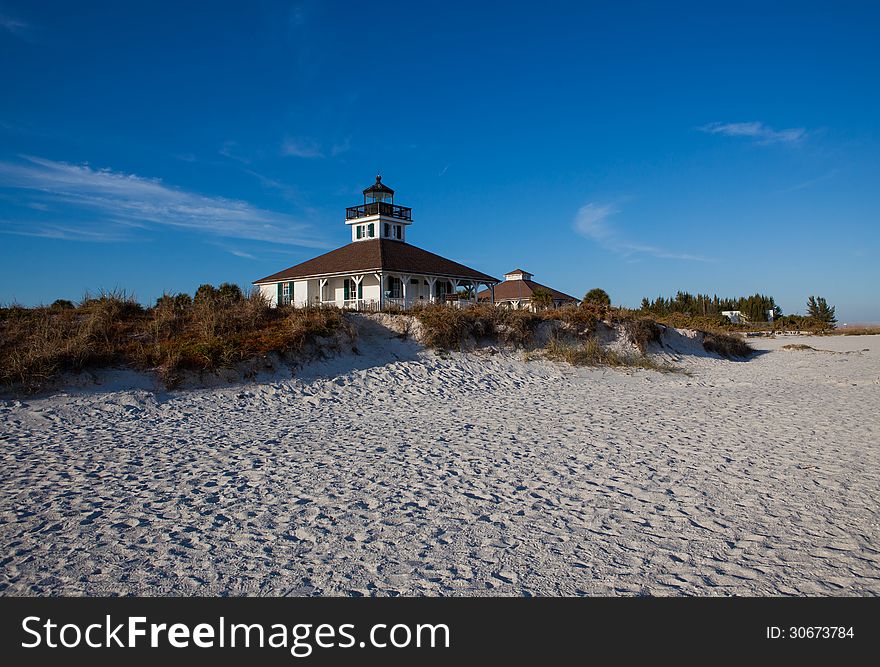 Boca Grand lighthouse and beach