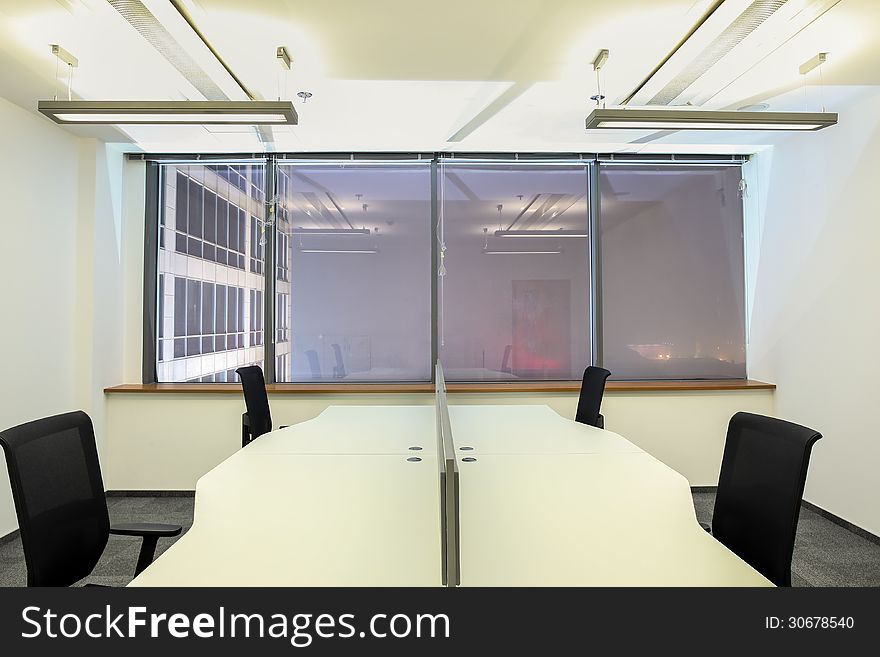 Modern office interior ready to rent