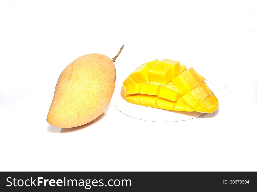 Mango isolated