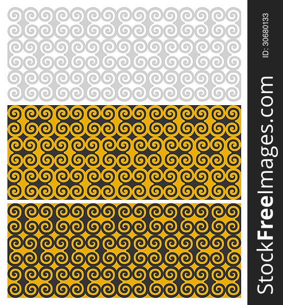 Circle spiral pattern background. vector illustration