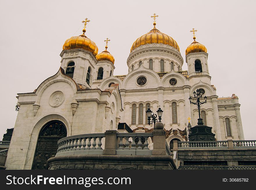 Russia. Moscow. Cathedral of Christ the Saviour